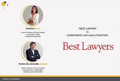 Enes | Cabral reconhecida no ranking Best Lawyers