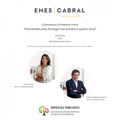 Enes | Cabral supports "Conversas à Primeira Hora"