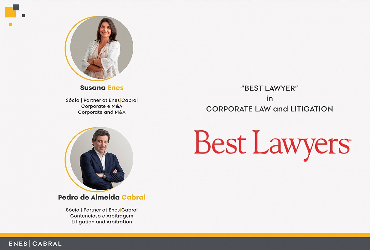 Enes | Cabral reconhecida no ranking Best Lawyers