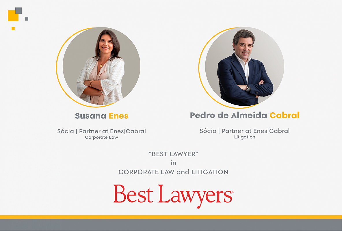 Enes | Cabral reconhecida no ranking Best Lawyers de 2024